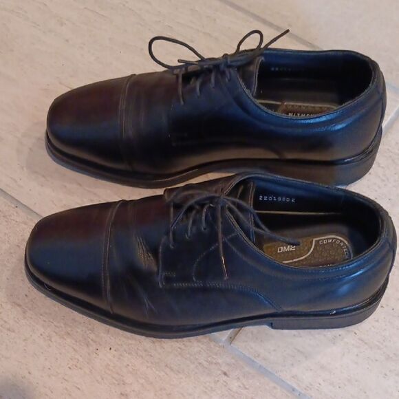 Men Florsheim Dark Brown Leather Oxfords Wide
